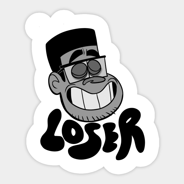 LOSER Sticker by Paperboxhouse